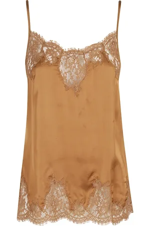 ERMANNO SCERVINO Top, Dame, Brun, XS, Uld, Stilfuld Top til Kvinder