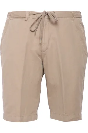 Briglia 1949 Shorts, Herre, Brun, XL, Bomuld, Beige Linned og Bomuld Bermuda Shorts