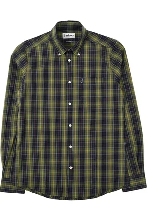 Barbour Skjorte, Herre, Flerfarvet, L, Bomuld, Klassisk Tartan Skræddersyet Skjorte