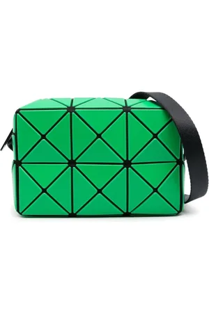 Issey Miyake Taske, Dame, Grøn, ONE SIZE, Uld, Grøn Cuboid Skuldertaske