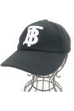 Burberry Pre-owned, Dame, Sort, ONE SIZE, Bomuld, Pre-owned Bomuld hatte