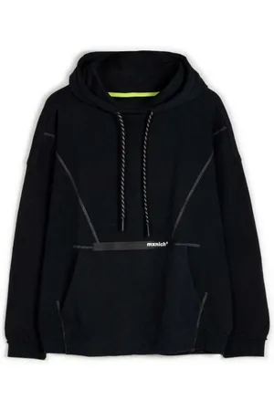 Munich Sweathshirts & Hoodies, Herre, Sort, XL, Bomuld, Streetwear Oversized Hoodie Sort
