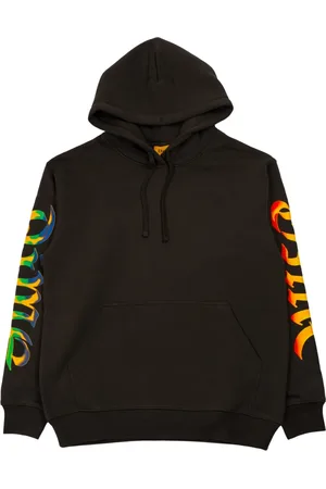 DIME Sweathshirts & Hoodies, Herre, Sort, L, Tyl, Sort hættetrøje med hætte