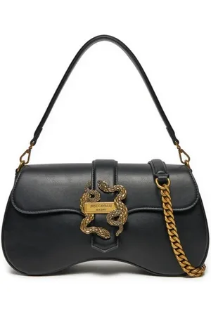 Roberto Cavalli Taske, Dame, Sort, ONE SIZE, Uld, Stilfuld Array Stor Taske