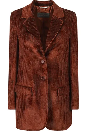 Alberta Ferretti Jakke, Dame, Brun, XS, Uld, Brun Jakker til Stilfuldt Look