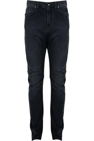 LA HAINE INSIDE US Jeans, Herre, Sort, S, Uld, Klassiske Jeans med Elegant Stil