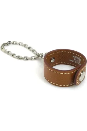 Hermès Pre-owned, Dame, Brun, ONE SIZE, Tyl, Pre-owned Stof handsker
