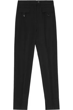 Ganni Bukser, Dame, Sort, XS, Twill Suiting Bukser