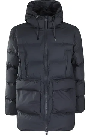 Rains Jakke, Herre, Blå, XL, Uld, Alta Puffer Cargo Jakke