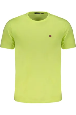 Napapijri Top, Herre, Gul, M, Bomuld, Kortærmet Bomuldst-shirt Gul
