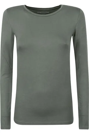 Majestic Top, Dame, Grøn, L, Grøn Viskose Elastan T-shirts og Polos