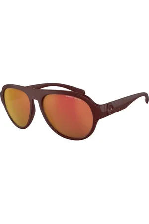 Armani Exchange Tilbehør, Herre, Brun, 56 MM, Brun Acetat Solbriller