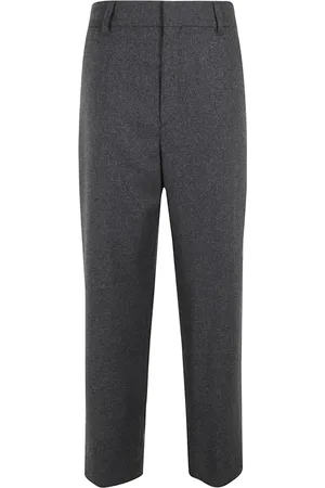 Filippa K Bukser, Dame, Grå, L, Flannel Tapered Bukser