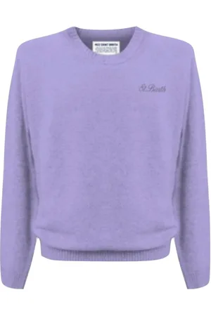 MC2 SAINT BARTH Strik, Herre, Lilla, M, Regent Lambswool Herre Sweater