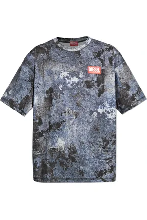 Diesel Top, Herre, Blå, M, Bomuld, T-shirt T-Boxt-R12