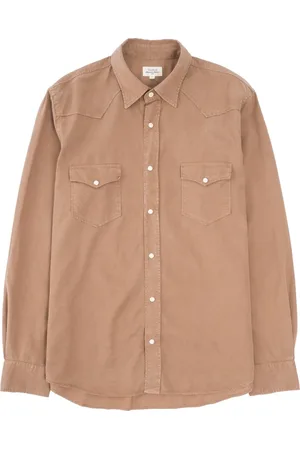 HARTFORD Jakke, Herre, , M, Bomuld, Western skjorte i Tencel Twill Blend