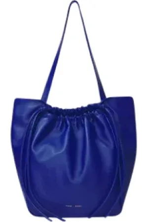 Proenza Schouler Pre-owned, Dame, Blå, ONE SIZE, Uld, Pre-owned Laeder skuldertasker