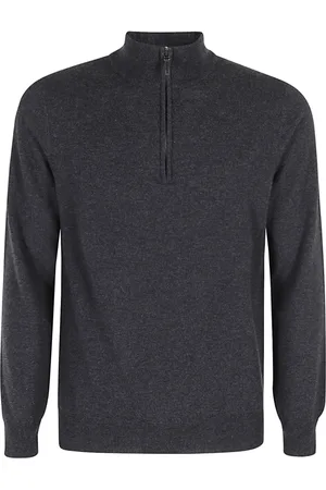 KANGRA CASHMERE Strik, Herre, Grå, XL, Uld, Stilfuld Strik Trøje til Mænd