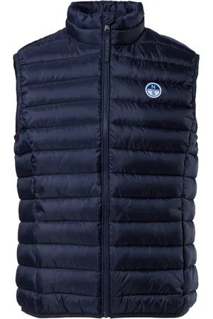 North Sails Jakke, Herre, Blå, 3XL, Uld, Blå Ærmeløs Sweater Skye