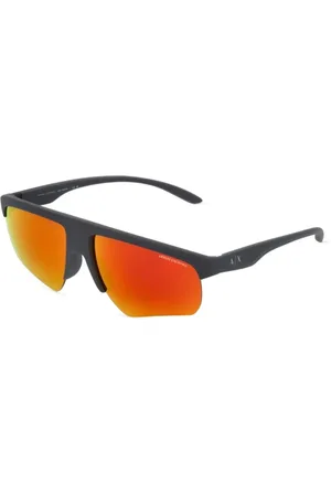 Armani Exchange Tilbehør, Herre, Sort, 59 MM, Sort Acetat Solbriller