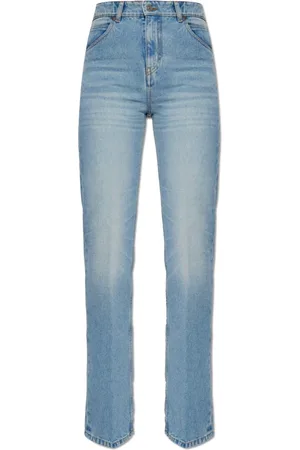 Victoria Beckham Jeans, Dame, Blå, W30, Bomuld, Jeans med logo