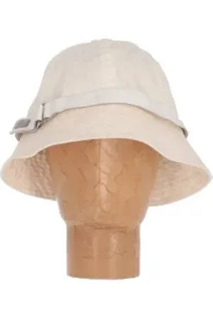 Gucci Pre-owned, Dame, Hvid, ONE SIZE, Bomuld, Pre-owned Stof hatte
