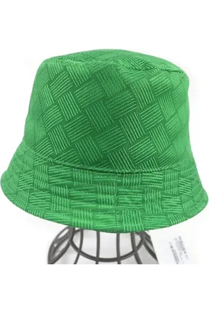 Bottega Veneta Pre-owned, Herre, Grøn, ONE SIZE, Pre-owned Canvas hatte