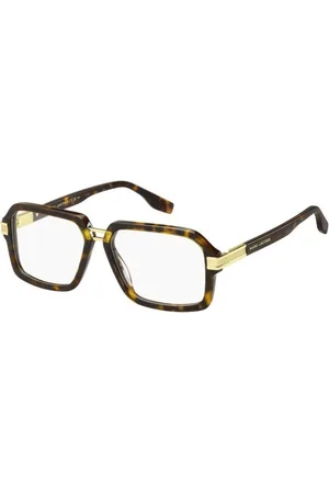 Marc Jacobs Tilbehør, Herre, Brun, 55 MM, Uld, Stilfulde Havana solbriller