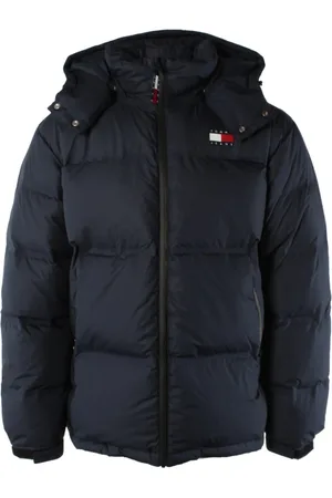 Tommy Hilfiger Jakke, Herre, Blå, M, Nylon, Blå Nylonjakke til Mænd