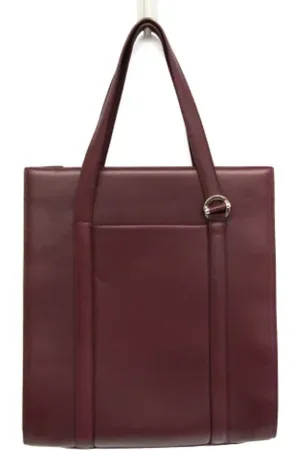 Cartier Pre-owned, Dame, Rød, ONE SIZE, Pre-owned Laeder hndtasker