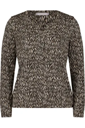 Betty & Co Bluser & Skjorter, Dame, Sort, L, Bluse skjorte med elastisk talje