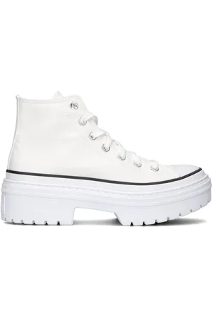 Converse Sko, Dame, Hvid, 40 EU, Høje Top Lugged Heel Sneakers