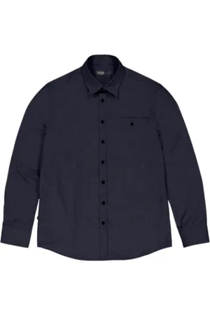 Butcher of Blue Skjorte, Herre, Blå, S, Uld, Dyb Flannel Skjorte
