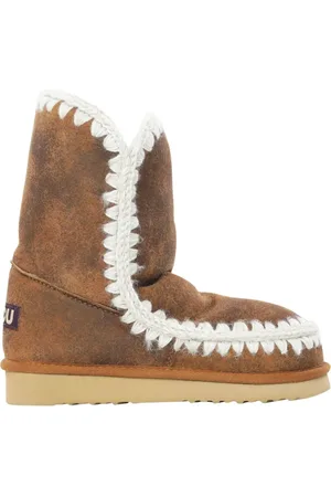 Mou Sko, Dame, Brun, 36 EU, Uld, Vintage Sheepskin Brun Vinterstøvler