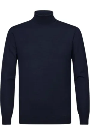 Profuomo Strik, Herre, Blå, XL, Elegant Strik til enhver lejlighed