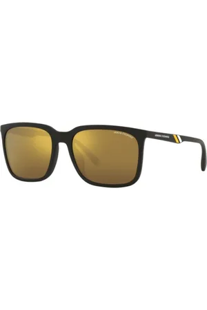 Armani Exchange Tilbehør, Herre, Sort, 54 MM, Sort Acetat Solbriller