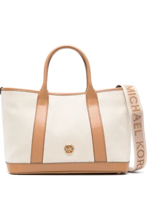 Michael Kors Taske, Dame, Brun, ONE SIZE, Bomuld, Afslappet Brun Tote Taske