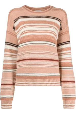See by Chloé Strik, Dame, Flerfarvet, L, Uld, Afslappet Multifarvet Uld Nylon Sweater