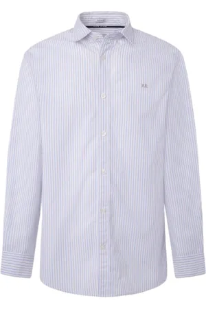 Pepe Jeans Skjorte, Herre, Hvid, 2XL, Bomuld, Klassisk Bomuldsskjorte med Moderne Detaljer