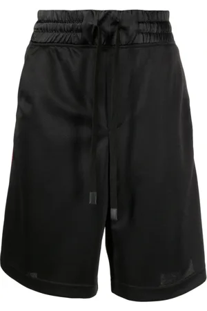 VERSACE Shorts, Herre, Sort, S, Polyester, Logo Tape Sort Polyester Nylon Shorts