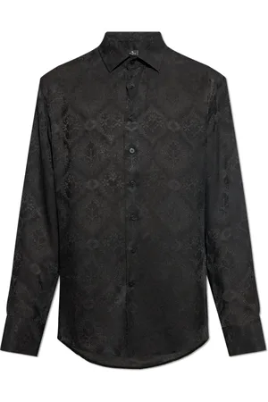 Etro Skjorte, Herre, Sort, XL, Mønstret Skjorte
