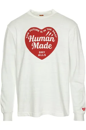 HUMAN MADE Top, Herre, , M, Uld, Rundhalset Langærmet med Print