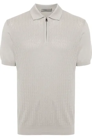 corneliani Top, Herre, , 4XL, Bomuld, Casual Polo Shirt Cotton