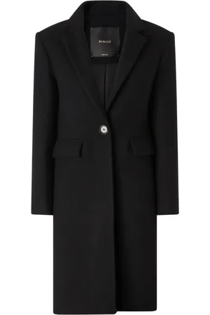 Pinko Frakke, Dame, Sort, XS, Uld, Uldfrakke