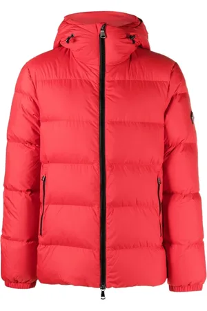 J Lindeberg Jakke, Herre, Rød, S, Uld, Rød Puffer Dunjakke