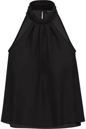 MARELLA Top, Dame, Sort, S, Uld, Ærmeløs Top Sammensætning 100% Eterno-004