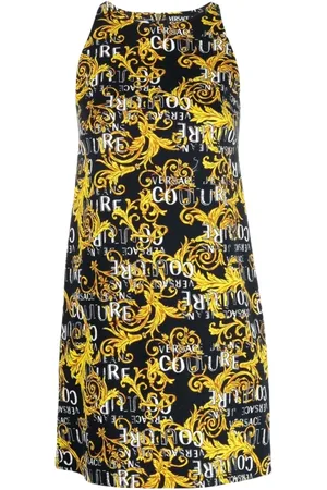 VERSACE Kjole, Dame, Flerfarvet, 2XS, MultiColour Korte Kjoler Kollektion
