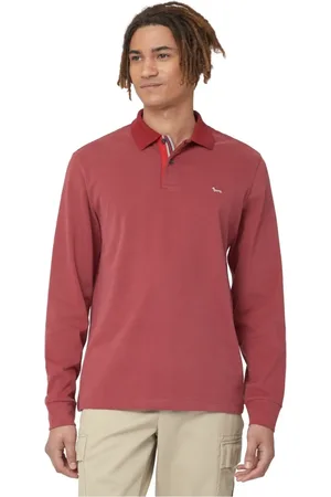 HARMONT&BLAINE Top, Herre, Rød, 3XL, Bomuld, Polo