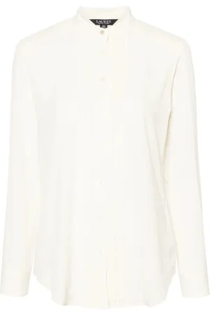 Ralph Lauren Bluser & Skjorter, Dame, , L, Polyester, Heiberly Langærmet Skjorte