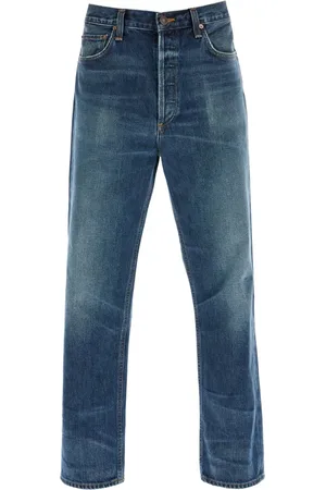 AGOLDE Jeans, Herre, Blå, W32, Bomuld, Vintage Distressed Straight Jeans